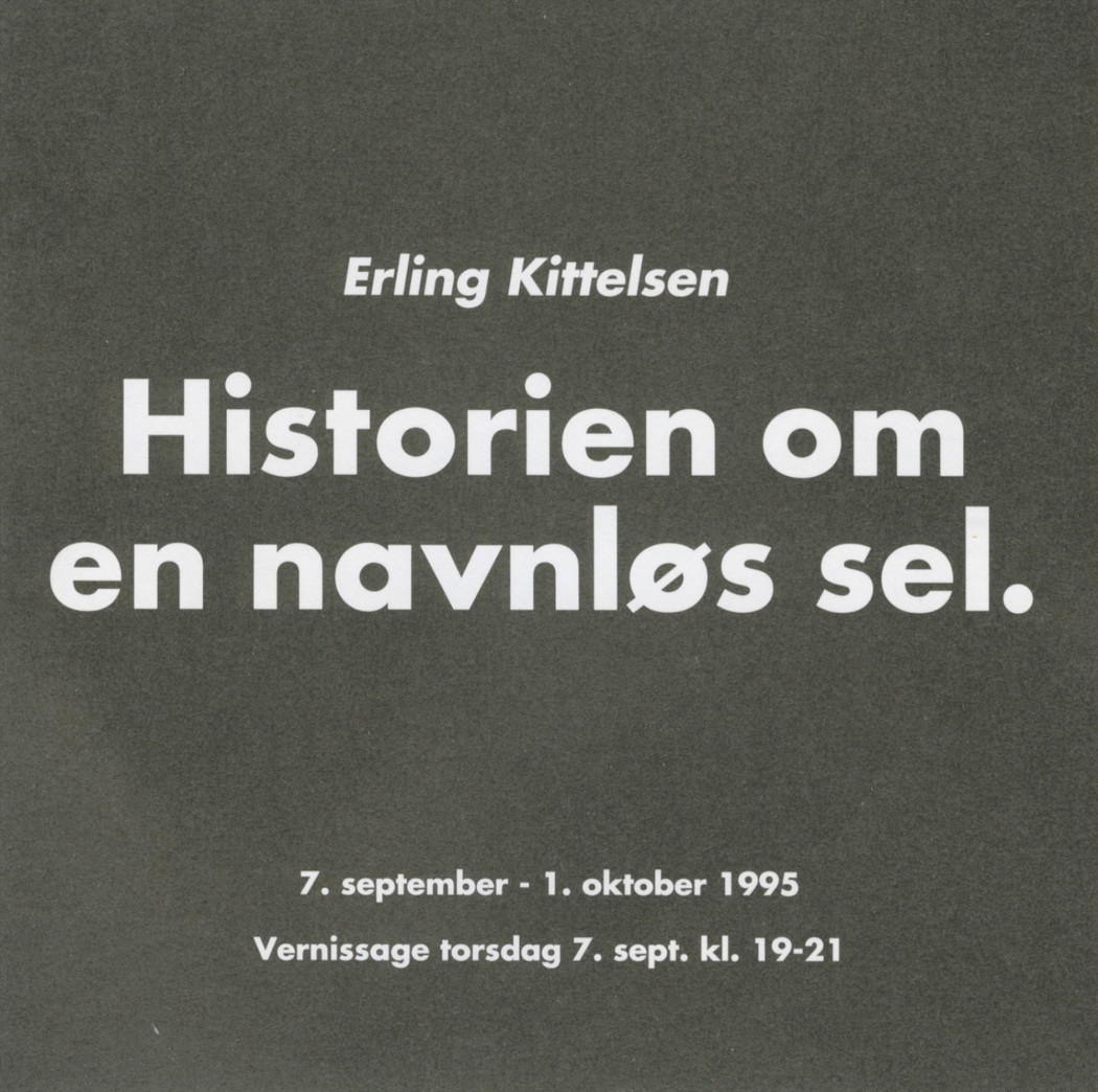 1995 exhibition announcement erling kittelsen 1