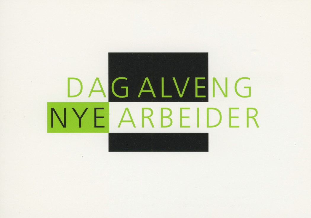 1993 exhibition announcement dag alveg  nye arbeider
